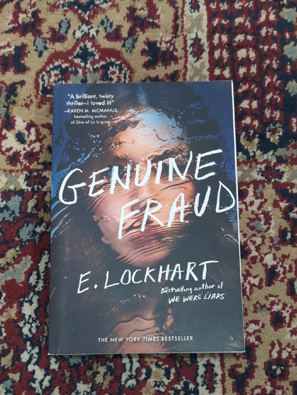 Genuine Fraud by E. Lockhart — Paperback Thriller